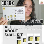 Cosrx All About Snail Kit(Gel Cleanser 20ml,Essence 30ml,Eye Cream 5ml & 92 Cream 20g)