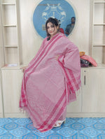 100% Cotton Jamdani Handloom Shalwar Kameez-Pink Color