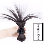 Messy Bun Hair Piece Claw Clip-Light Brown Color