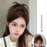 Messy Bun Hair Piece Claw Clip-Black Color