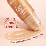 Roll n Glow Glitter Oil (Swiss Beauty) Gold
