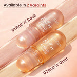 Roll n Glow Glitter Oil (Swiss Beauty) Gold