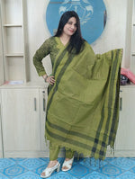 100% Cotton Jamdani Handloom Shalwar Kameez-4 Color Combo