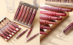 Dragon Ranee 6Pcs Deep Matte Velvet Lipstick + Lip Liner and Lipstick-6 Pcs Deep Shade