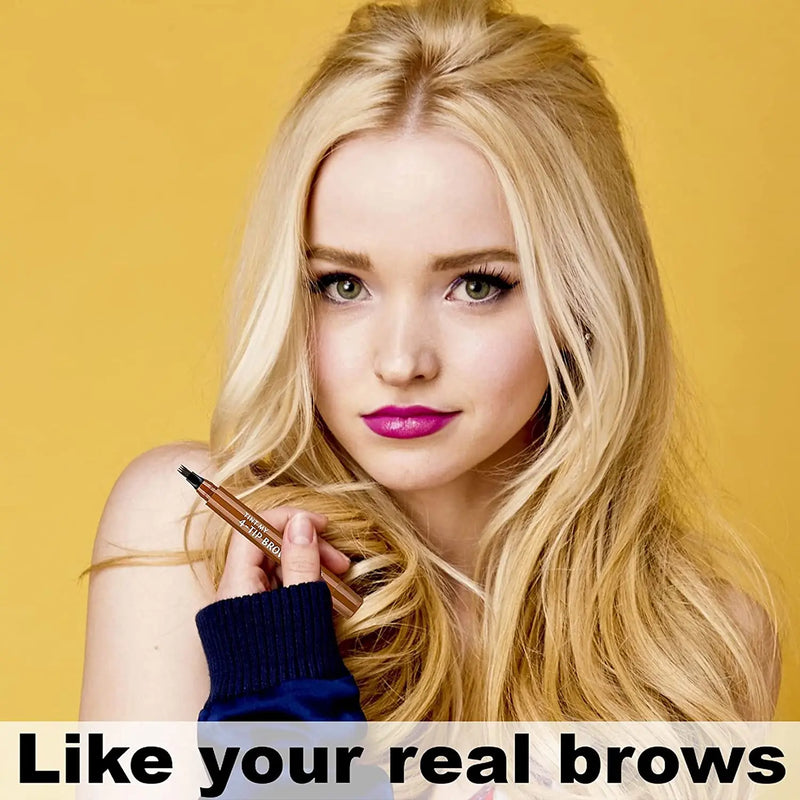 ( গ্রে ব্রাউন ) Waterproof 4 Points Eyebrow Pen
