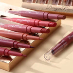 Dragon Ranee 6Pcs Deep Matte Velvet Lipstick + Lip Liner and Lipstick-6 Pcs Deep Shade