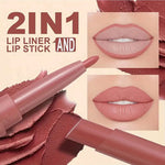 Dragon Ranee 6Pcs Deep Matte Velvet Lipstick + Lip Liner and Lipstick-6 Pcs Deep Shade