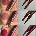Dragon Ranee 6Pcs Nude Matte Velvet Lipstick + Lip Liner and Lipstick-6 Pcs Nude Shade