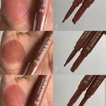 Dragon Ranee 6Pcs Nude Matte Velvet Lipstick + Lip Liner and Lipstick-6 Pcs Nude Shade
