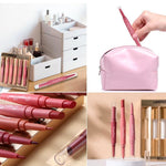 Dragon Ranee 6Pcs Nude Matte Velvet Lipstick + Lip Liner and Lipstick-6 Pcs Nude Shade