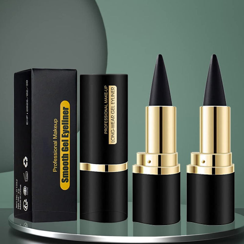 Natural Black Eyeliner & Gel Pencil-3pcs