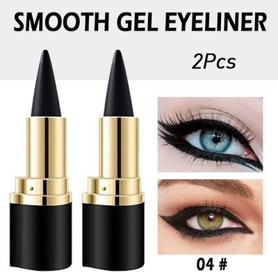 Natural Black Eyeliner & Gel Pencil-2pcs