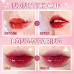 Set A-10 Colors Lip Tint Stain Set, Korean Lip Gloss