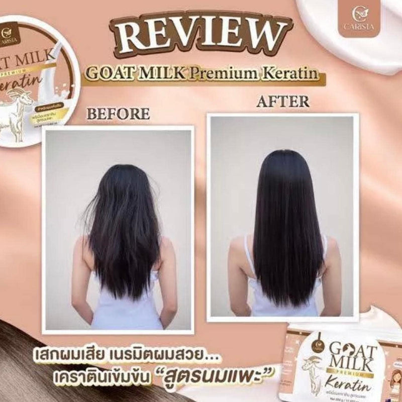 Goat Milk Premium Keratin Carista Shampoo – 500ml