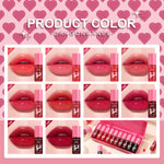 Set B-10 Colors Lip Tint Stain Set, Korean Lip Gloss