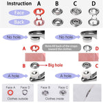 Snap Buttons Kit with Hand Pliers