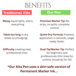 Papai Alta Pen / Red Alta Marker Pen