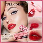 Set A-10 Colors Lip Tint Stain Set, Korean Lip Gloss