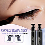 1 pcs Miss Rose Stamp Eyeliner 2 in 1