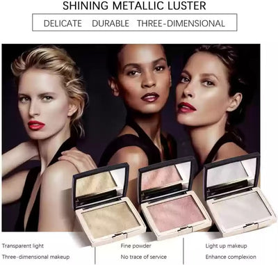 ৩ পিসের কম্বো - HOJO Highlighter Waterproof Shimmer Glitter