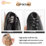 ✨ কালো কালার ✨ কোঁকড়ানো চুল Long Curly Claw Ponytail Hair