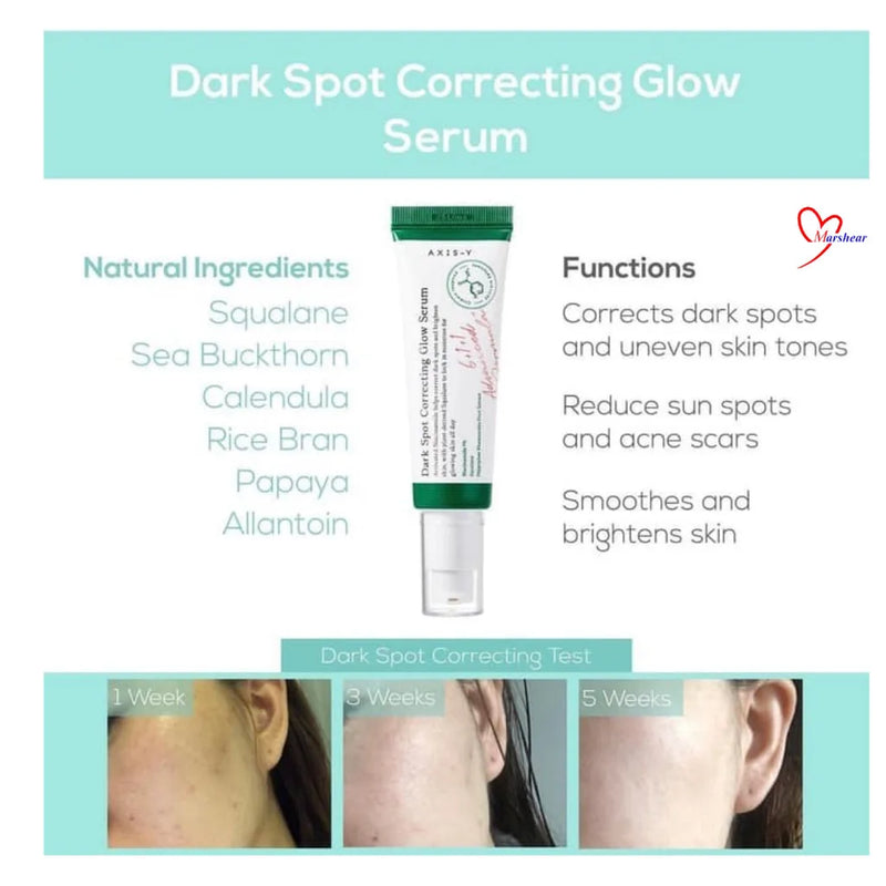 50ml-(১০০%কোরিয়ান প্রোডাক্ট)- AXIS-Y Dark Spot Correcting Glow Serum