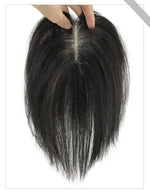 ( ন্যাচারাল ব্ল্যাক ) Clip In Hair Piece Women Real Hairpiece