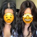 ( ন্যাচারাল ব্ল্যাক ) Clip In Hair Piece Women Real Hairpiece
