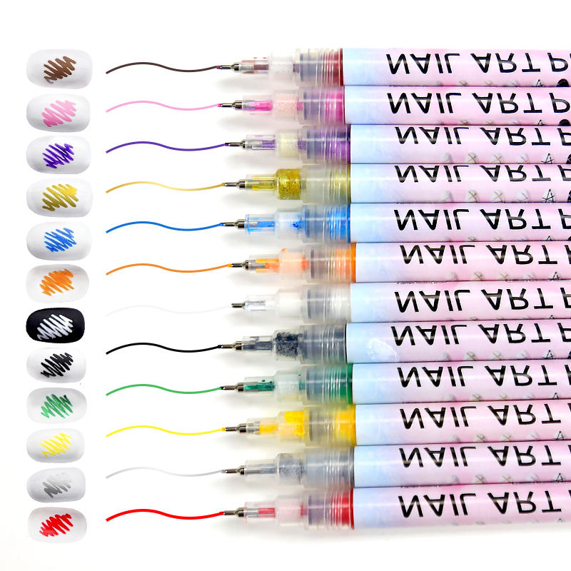 Nail Art Pen Set (Multi Color)