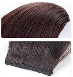 ৪ ইঞ্চি (কালো কালার) Women Fluffy Invisible Seamless Hair Pads Clip in Hair Extension Lining