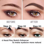 ৩ কালারের কম্বো- 4 Points Eyebrow Pen