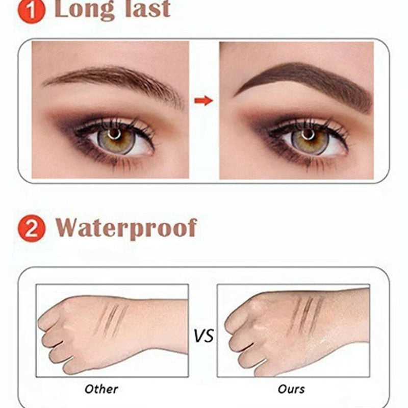 ( গ্রে ব্রাউন ) Waterproof 4 Points Eyebrow Pen
