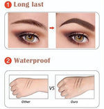 ( ডার্ক ব্রাউন ) Waterproof 4 Points Eyebrow Pen
