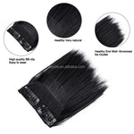৪ ইঞ্চি (ডার্ক ব্রাউন কালার) Women Fluffy Invisible Seamless Hair Pads Clip in Hair Extension Lining