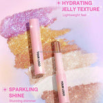 ✨💖Golden-পার্টি, ফটোশুট বা ডেইলি মেকআপ-Jelly Shimmer Stick / Glitter Eyeshadow Stick