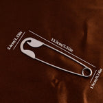 Safety Pin Hair Bun Stick Clip