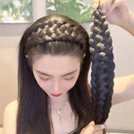 🖤✨ Braided Hair Band – স্টাইলিশ ব্রেইডেড হেয়ার ব্যান্ড (Black) ✨🖤