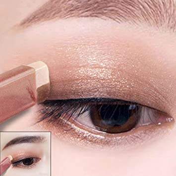 🌸✨ Double Color Glitter Eyeshadow Stick – Pink + Gold (পিঙ্ক + গোল্ড) ✨💄