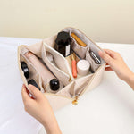 👜✨ Portable Makeup Organizer Bag – ট্রাভেল ফ্রেন্ডলি কসমেটিক স্টোরেজ ব্যাগ ✨👜