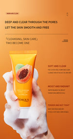 BIOAQUA Papaya Cleansing Cleanser-2pcs+২পিচ ফ্রি