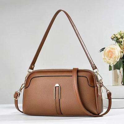 Ladies Women's Hand Bags-Brown