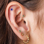 Mini Crystal Stud Earrings Set