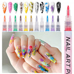 Nail Art Pen Set (Multi Color)
