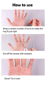 Gold Plated Ring Size Adjuster Set
