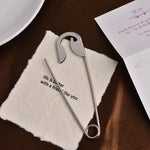Safety Pin Hair Bun Stick Clip