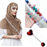 Heart Shaped Loop Takni Pins