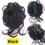 ব্ল্যাক কালার Synthetic Hair Bun Extension