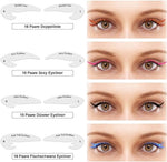 ৪টা সিটে ৩২ জোরা-Self Adhesive Eyeliner Eyeshadow Stencils