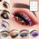 ৪টা সিটে ৩২ জোরা-Self Adhesive Eyeliner Eyeshadow Stencils