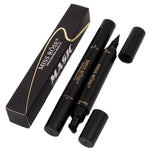 1 pcs Miss Rose Stamp Eyeliner 2 in 1